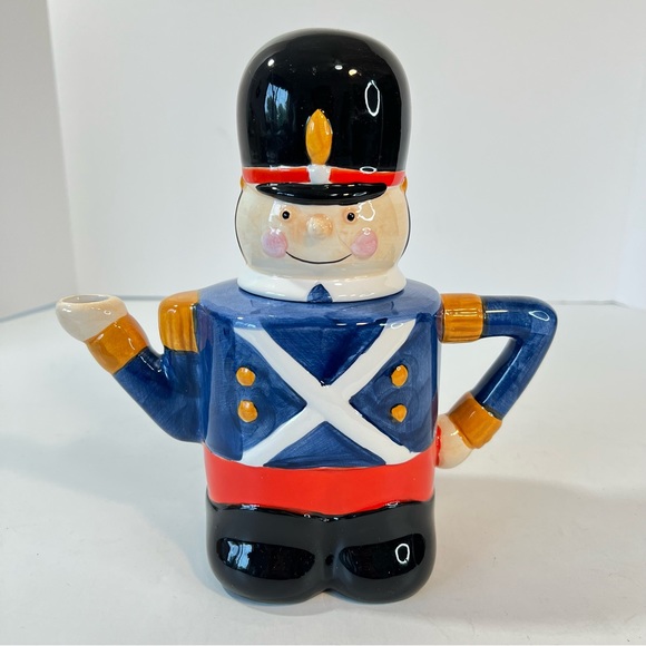Dayton Hudson Toy Solider Teapot - Picture 1 of 7